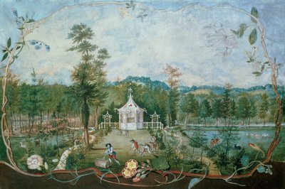Chinese Pavilion in an English Garden, 18th century by Thomas Robins